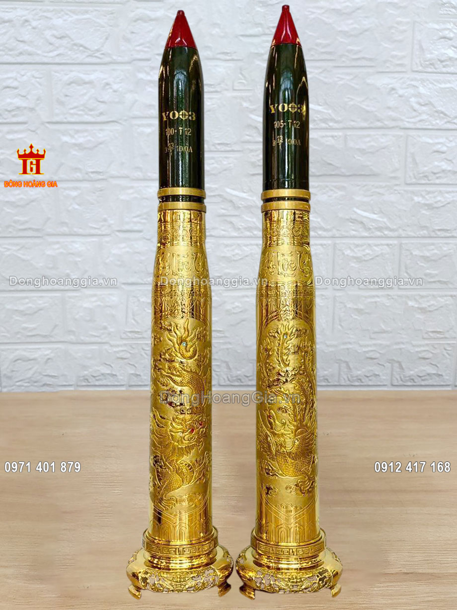 Vỏ đạn pháp được chế tác hoàn toàn từ nguyên liệu đồng cao cấp